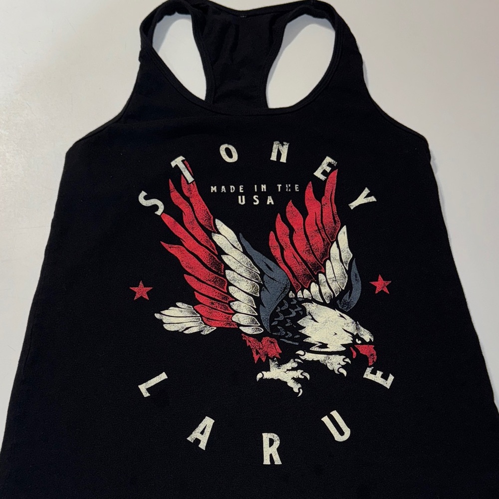 Stoney Larue women’s Graphic Tank‎ Top “Boys From Oklahoma” concert shirt